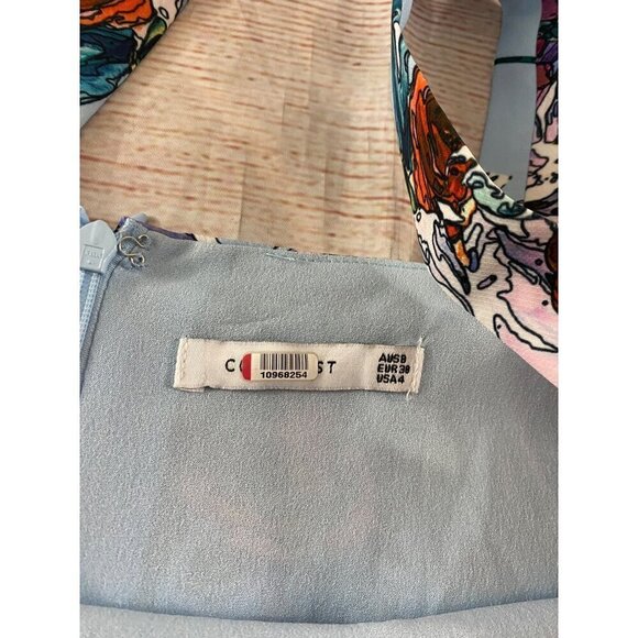 Cooper Street Women's Blue Floral high Low Summer Dress - 4 - Picture 7 of 12